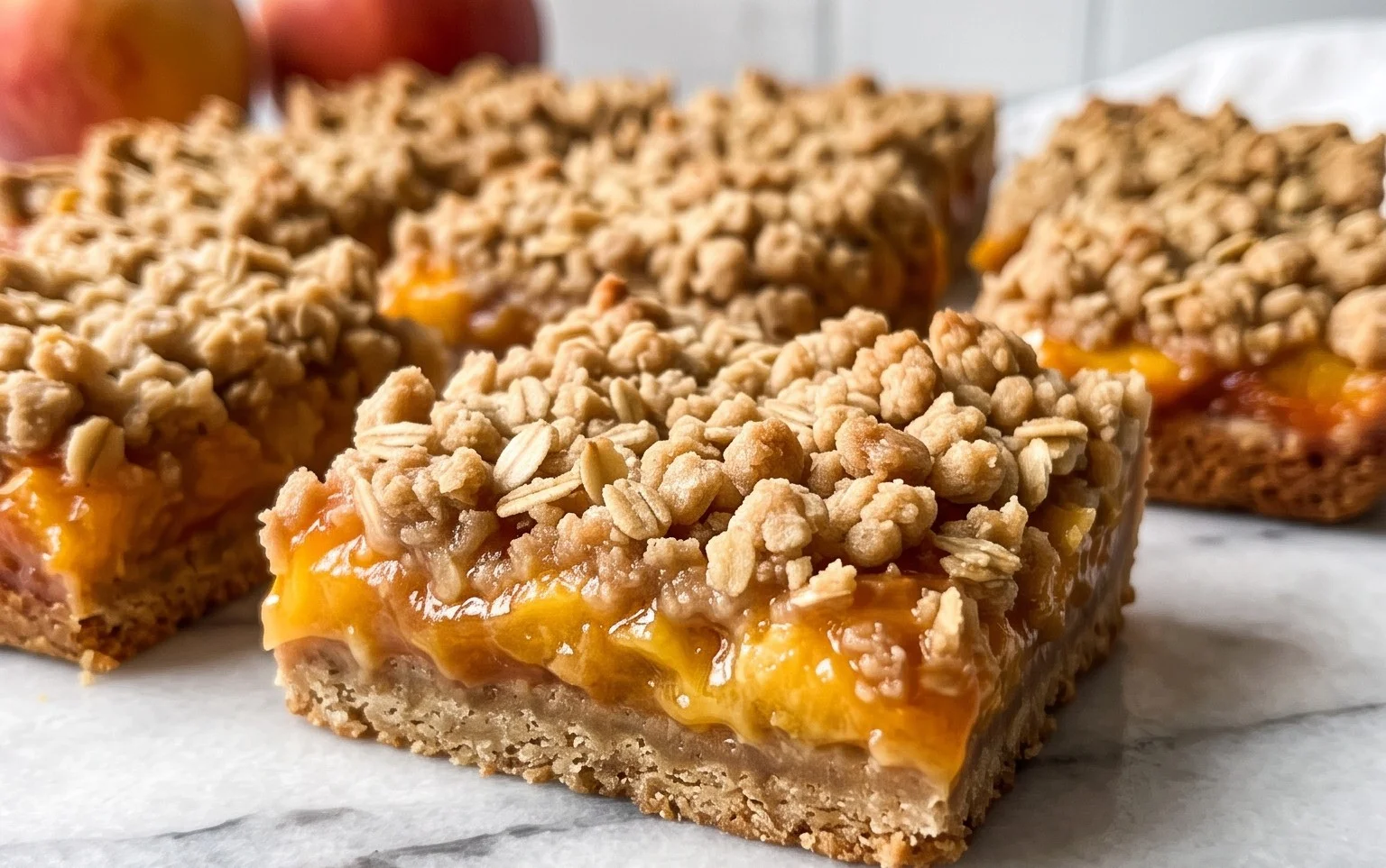 Fresh Peach Crum extractb Bars