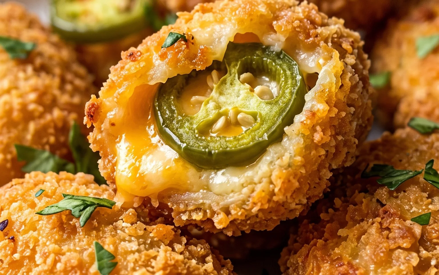 Fried Jalapeno Popper Bites