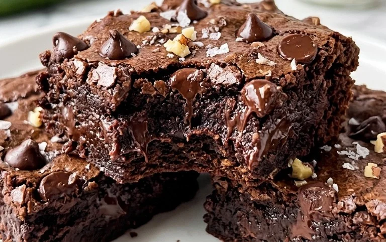 Secretly Healthy Zucchini Brownies