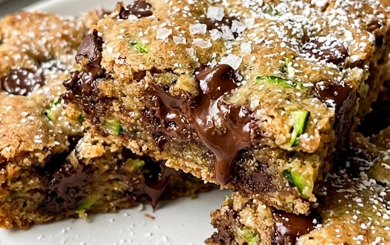 Chocolate Chip Zucchini Cookie Bars