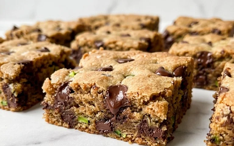 Chocolate Chip Zucchini Cookie Bars