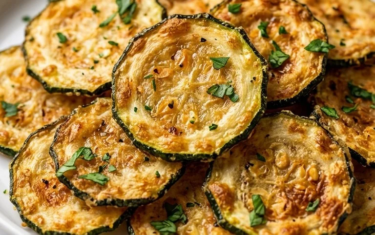 Crispy Baked Zucchini Chips