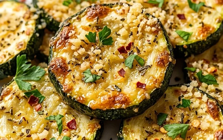 Oven Roasted Parmesan Zucchini