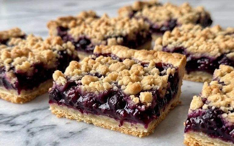 Easy Blueberry Pie Bars