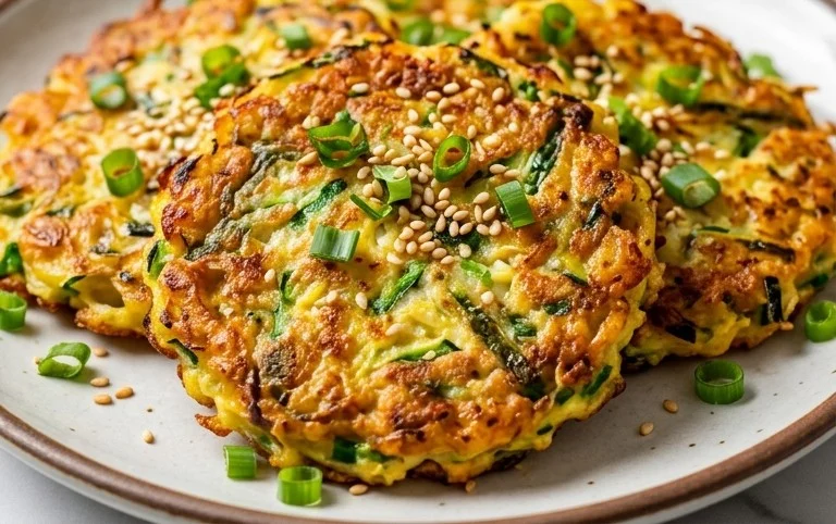 Quick & Easy Korean Zucchini Fritters (Hobak Jeon)