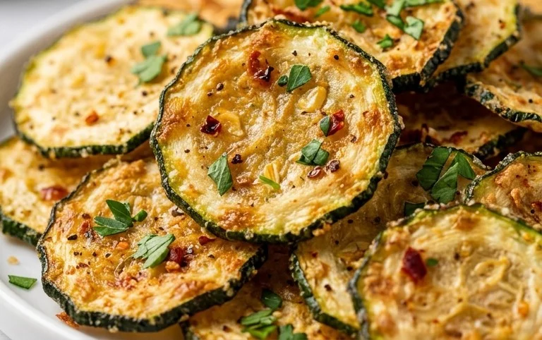 Crispy Baked Zucchini Chips
