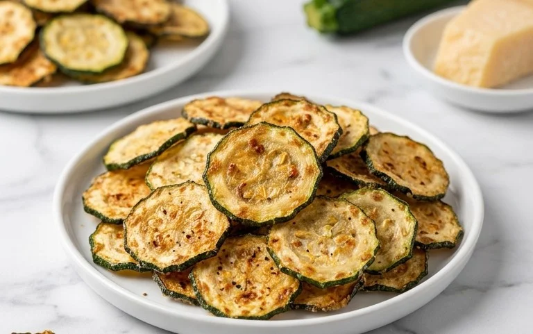 Crispy Baked Zucchini Chips
