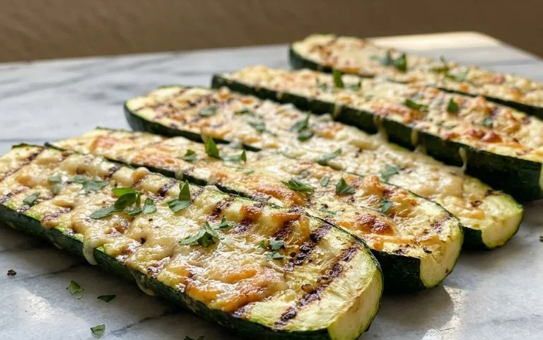 Grilled Zucchini with Parmesan