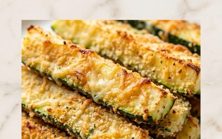 Parmesan Crusted Zucchini Sticks