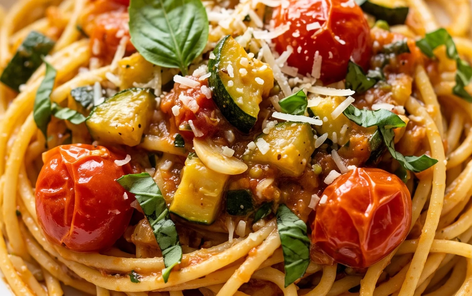 Simple Fresh Zucchini Pasta Sauce