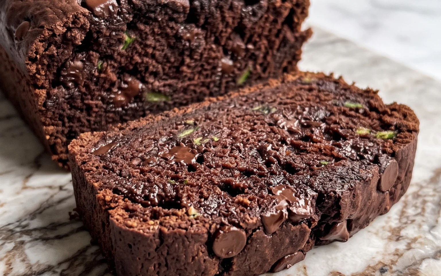 Double Dark Chocolate Zucchini Bread